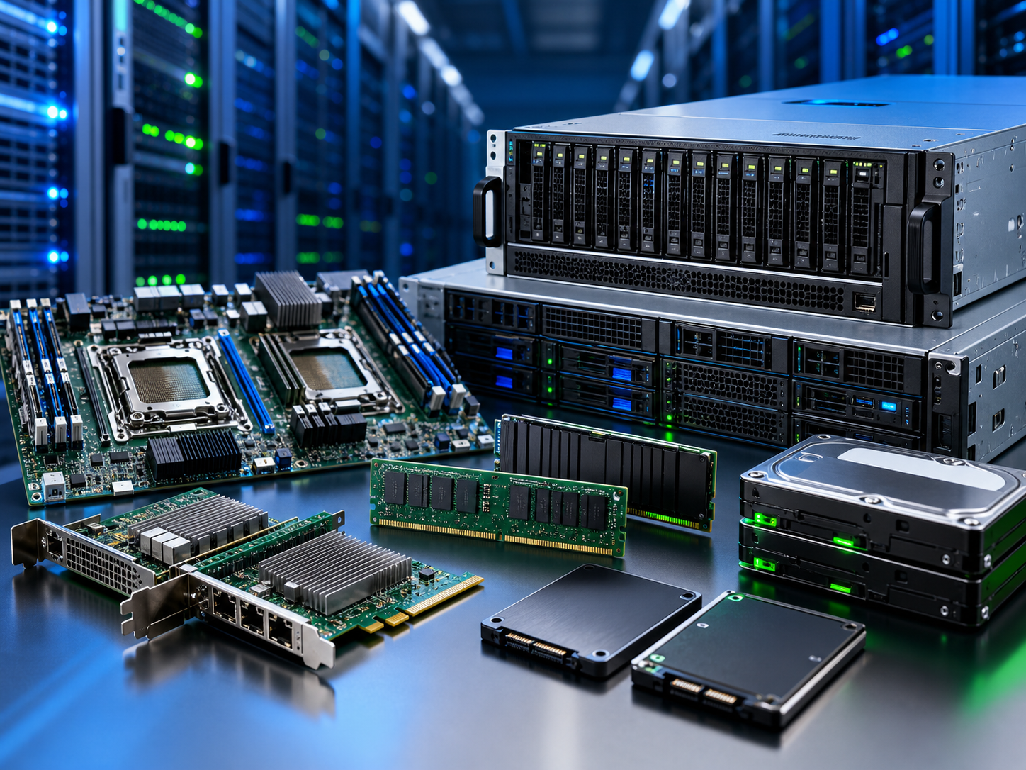 Enterprise servers and accessories